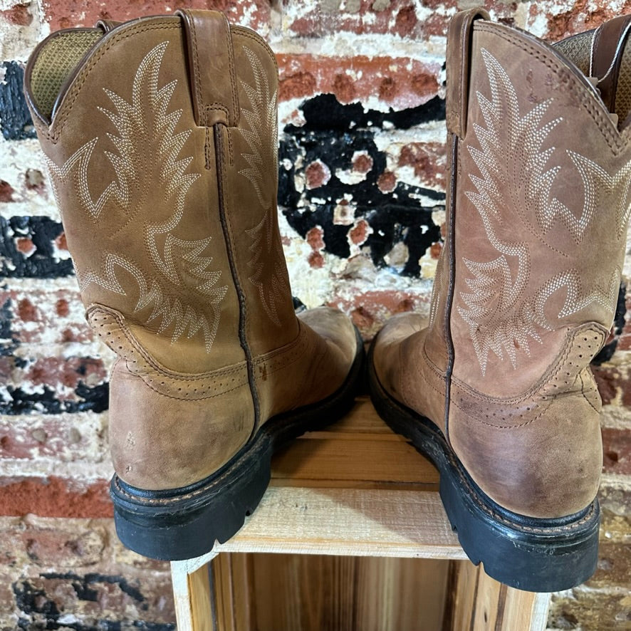 Ariat Mens 10D Brown Western Boots