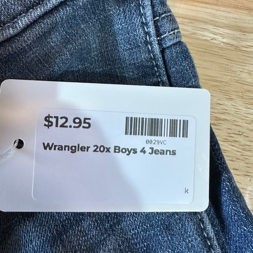 Wrangler 20x boys 4 Jeans