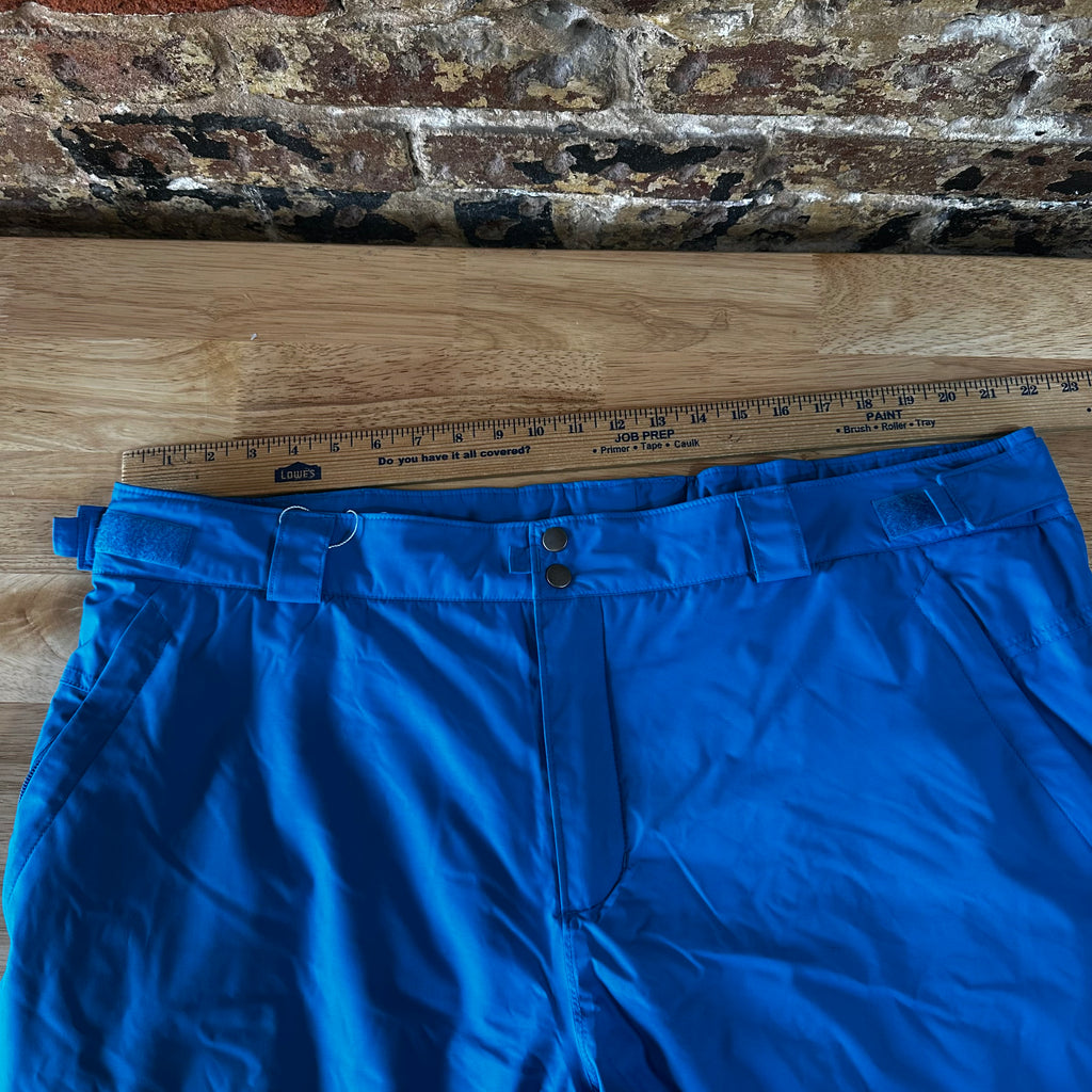 Columbia Pants Men 2XL Teal Blue Snow Ski Waterproof Omni Tech 44x33