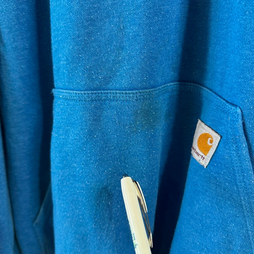 Carhartt Men's Large Blue Hoodie