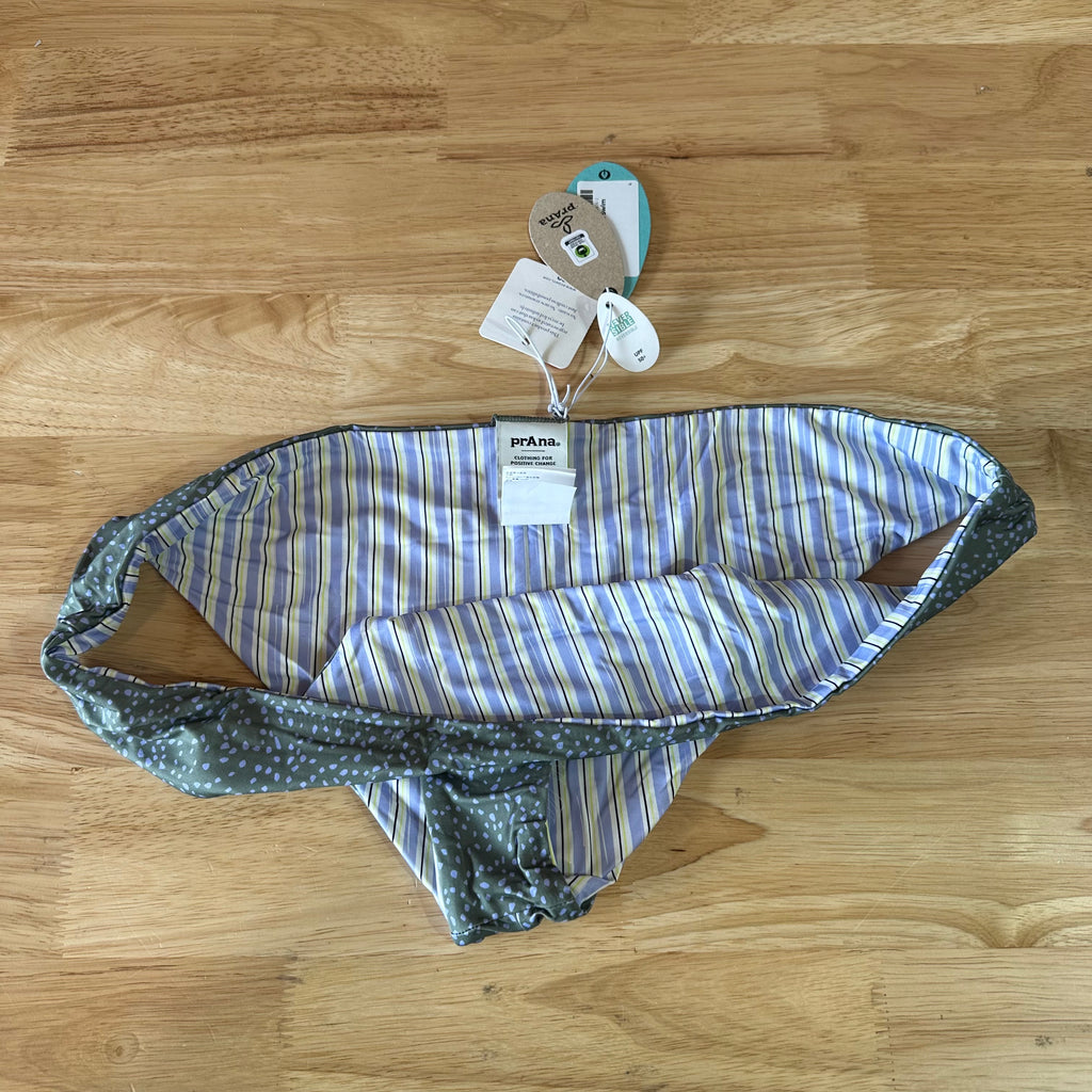 Prana Bottom Bikini Women's XL Reversible Quick Dry New Purple Gray