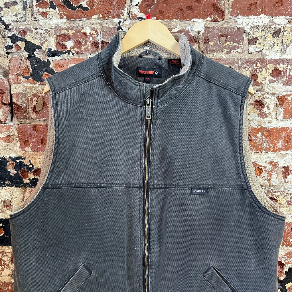 Wolverine Mens Large Gray Vest