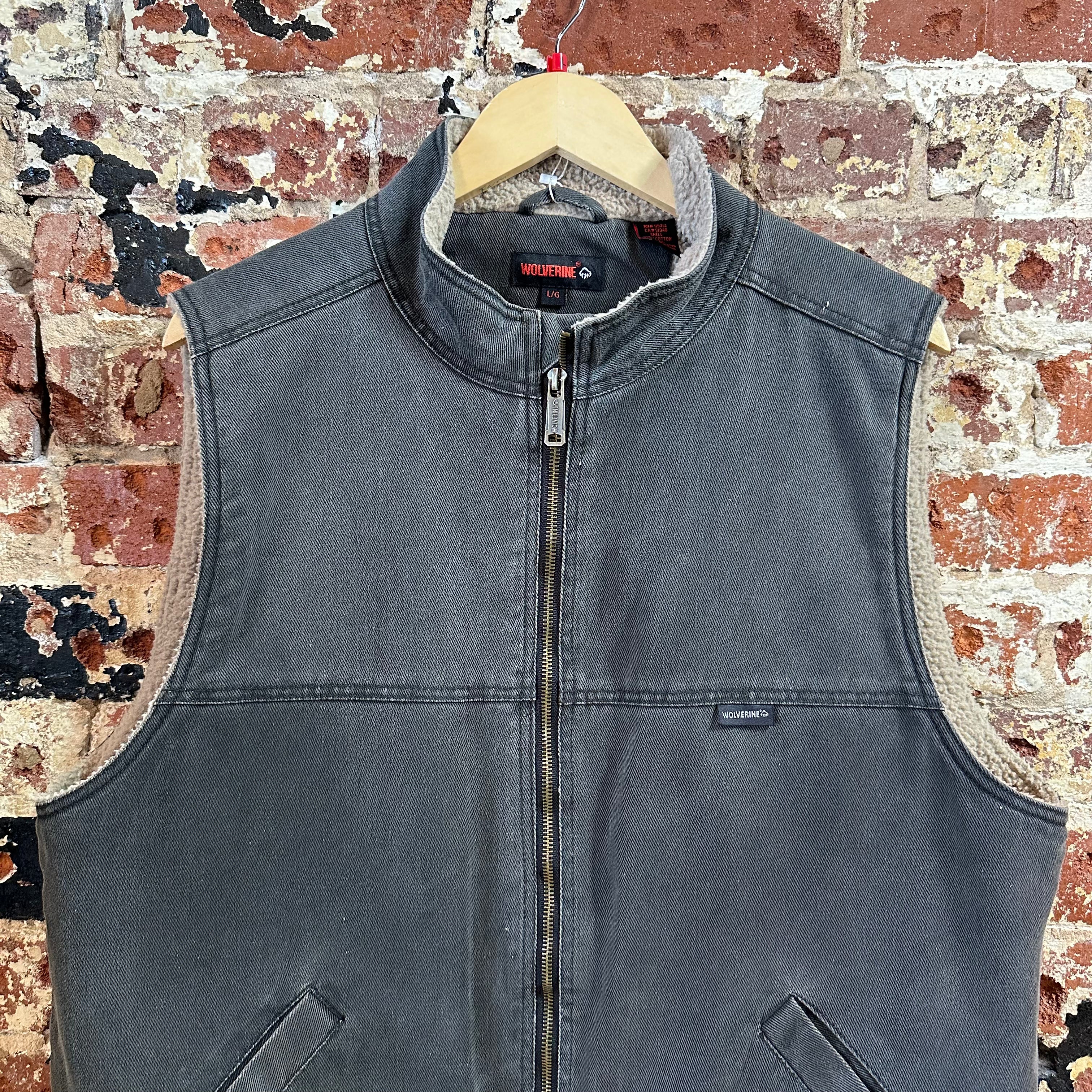 Wolverine Mens Large Gray Vest
