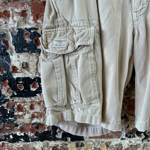 American Eagle Outfitters Classic Length Cargo Shorts Mens 32 Tan 10.5" inseam