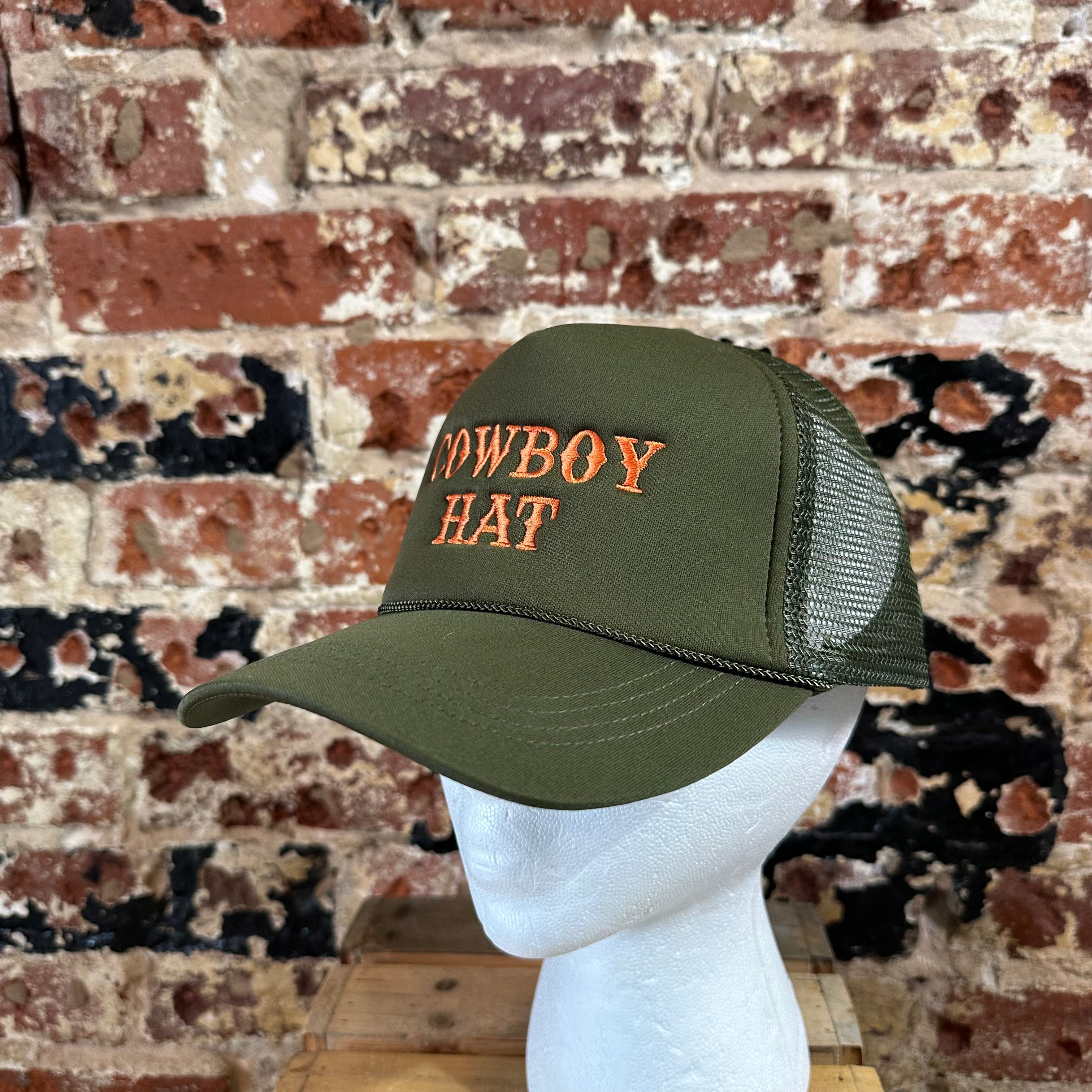 "Cowboy Hat" Green Hat NEW