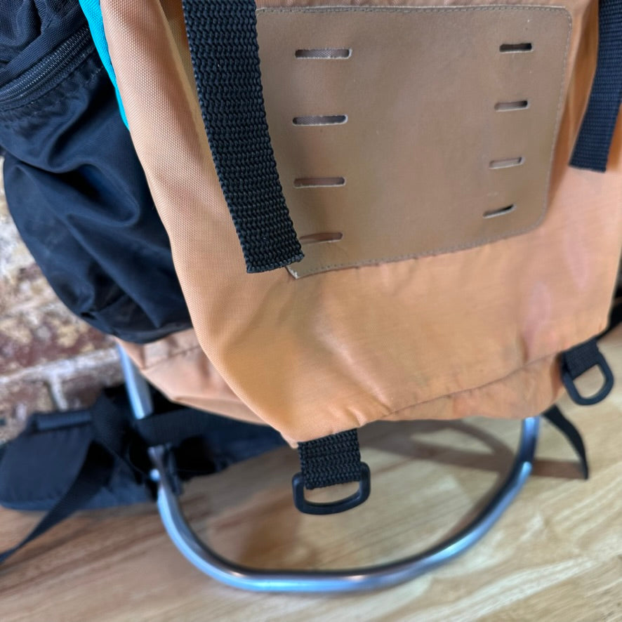 Vintage Jansport External Frame Hiking Camping Backpack Hip Pads USA