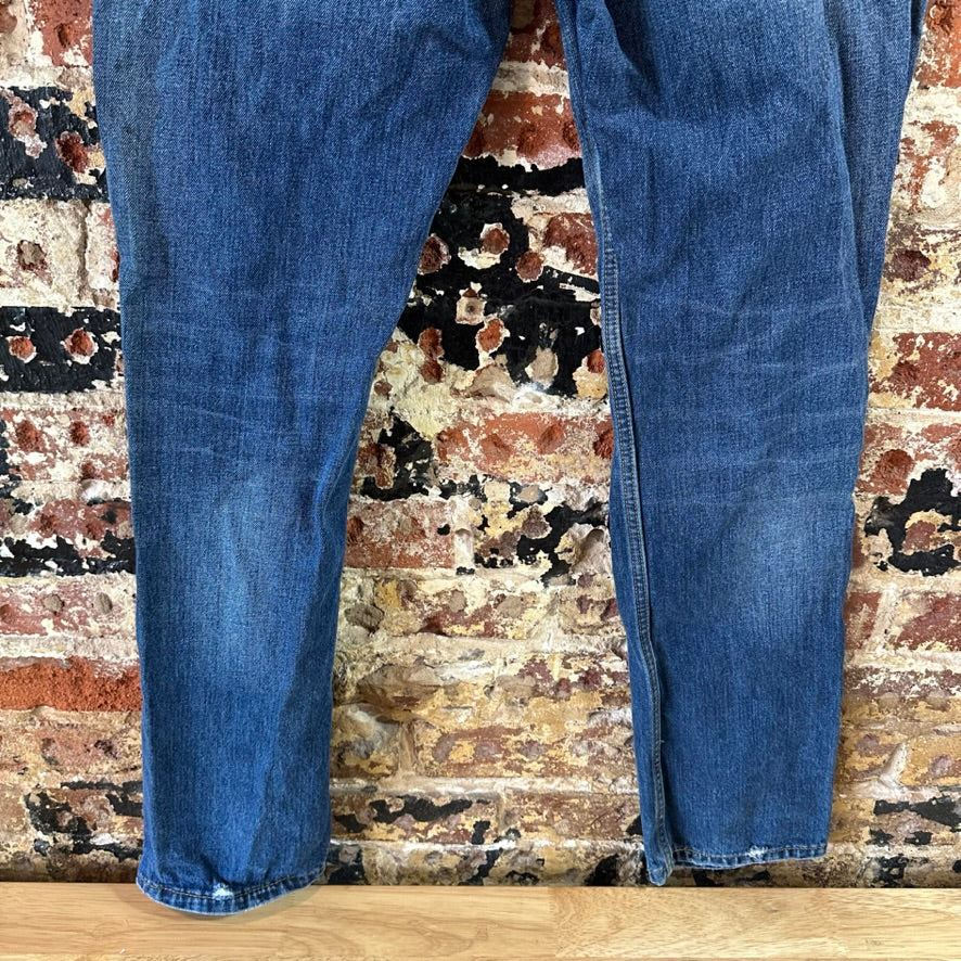 Levis Mens 511 Blue Jeans 33x32 Slim Fit Modern Denim Levi's Distressed