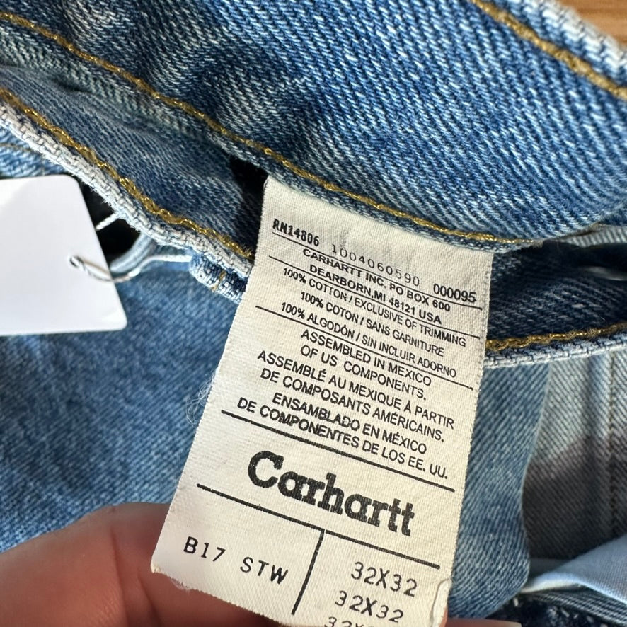 Carhartt B17 Mens 32x32 Blue Jeans