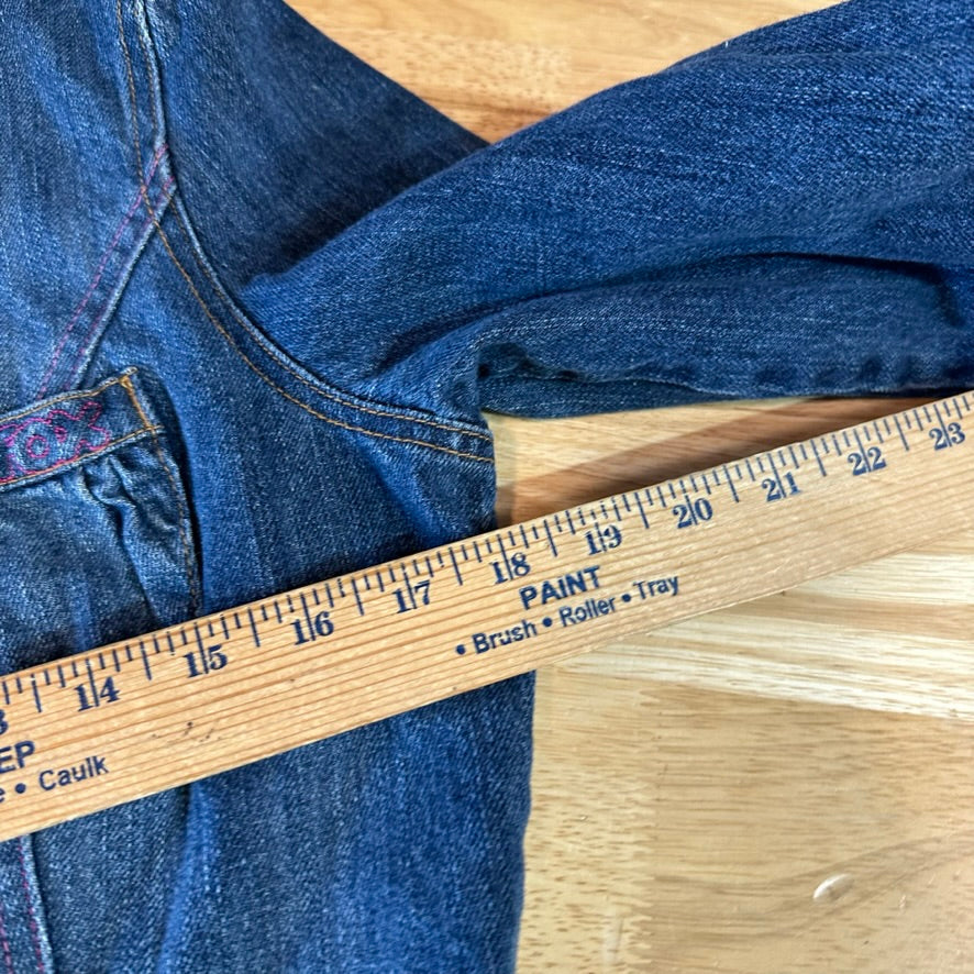 VTG Fox Racing Jean Jacket Womens Large