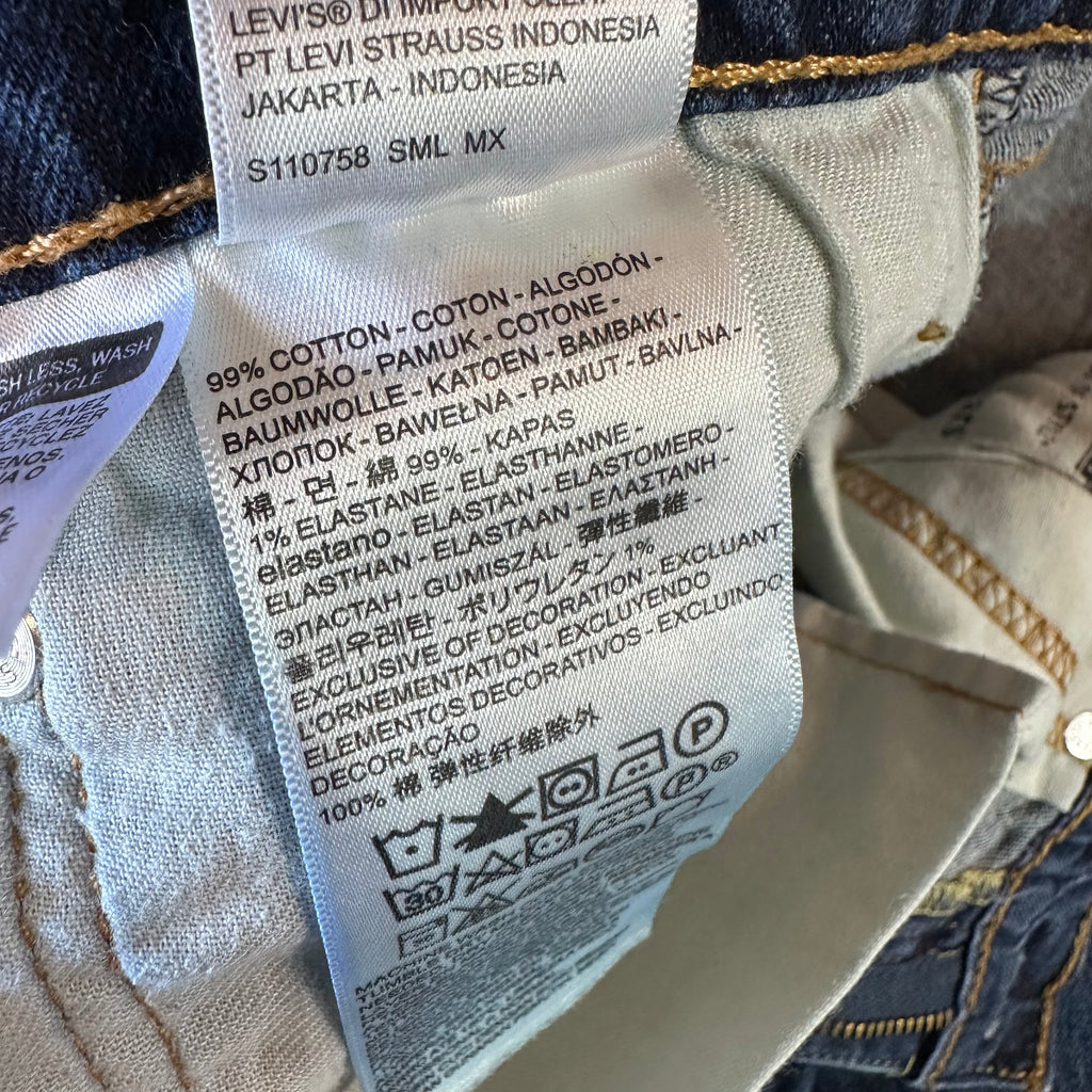 Levis 505 Mens 36x29 Blue Jeans