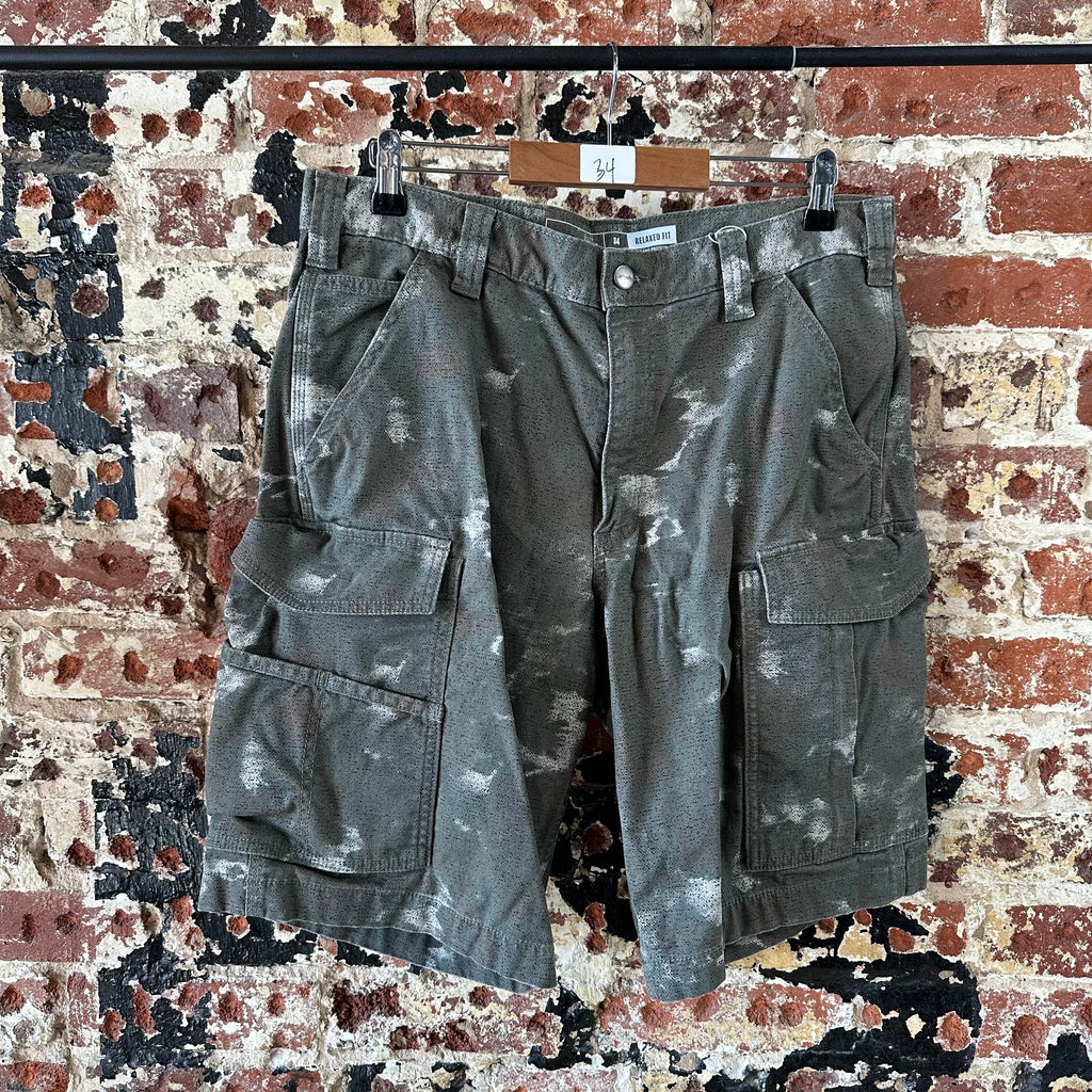 Carhartt CAmo Cargo Shorts Mens 34
