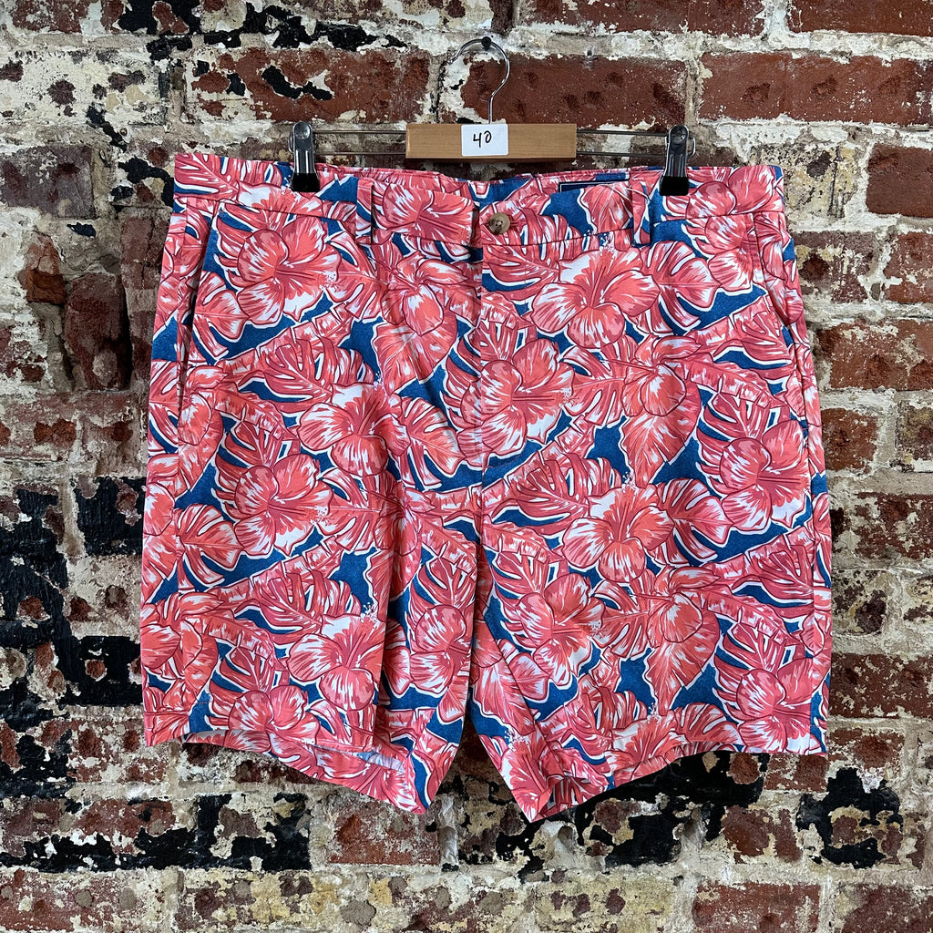 Vineyard Vines Shorts Mens 40 Pink Floral Performance Breaker Shorts Golf Preppy