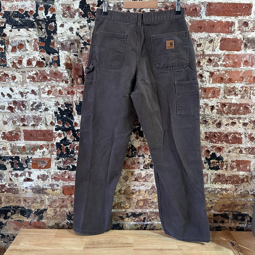 Carhartt Mens 30x32 Dark Brown Pants