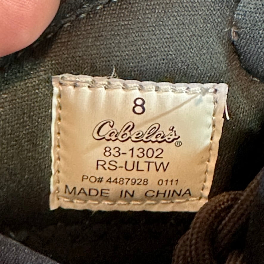 Cabela's Mens 8 Wader Boots NEW