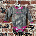 Carhartt Girls 12M Camo onsie