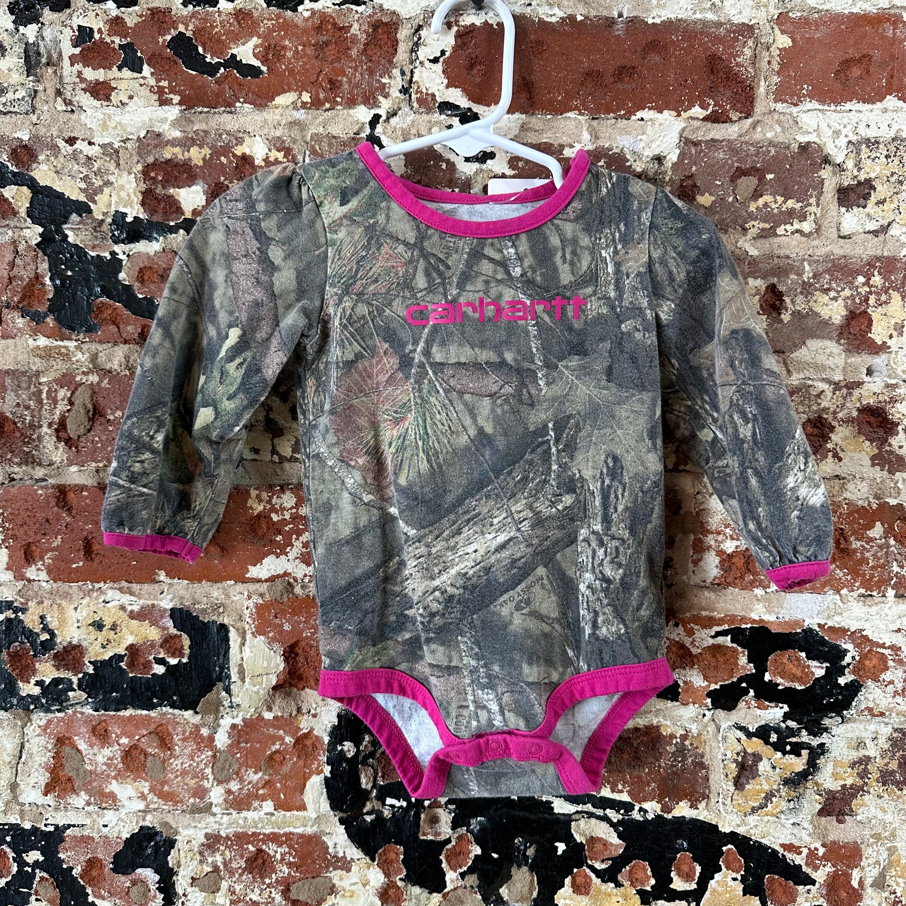 Carhartt Girls 12M Camo onsie