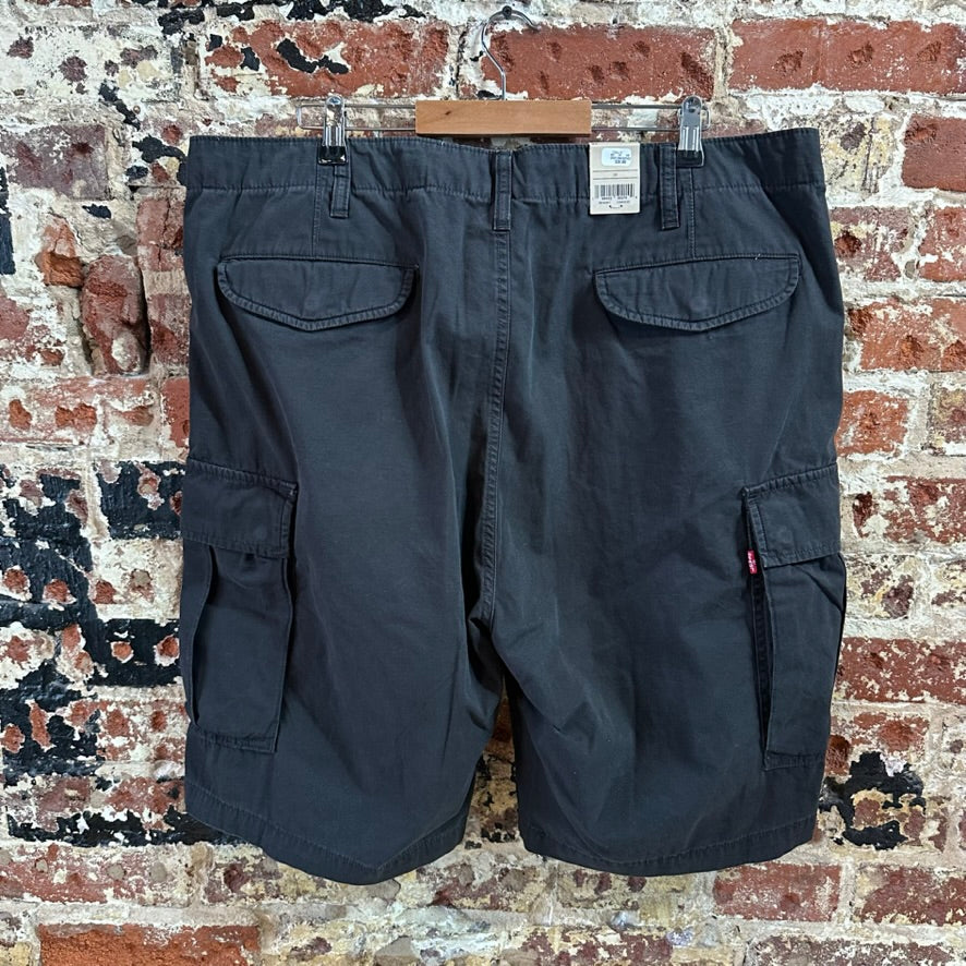 Levi's Shorts Mens 38 Cargo Black Hiking Camping Levis NEW