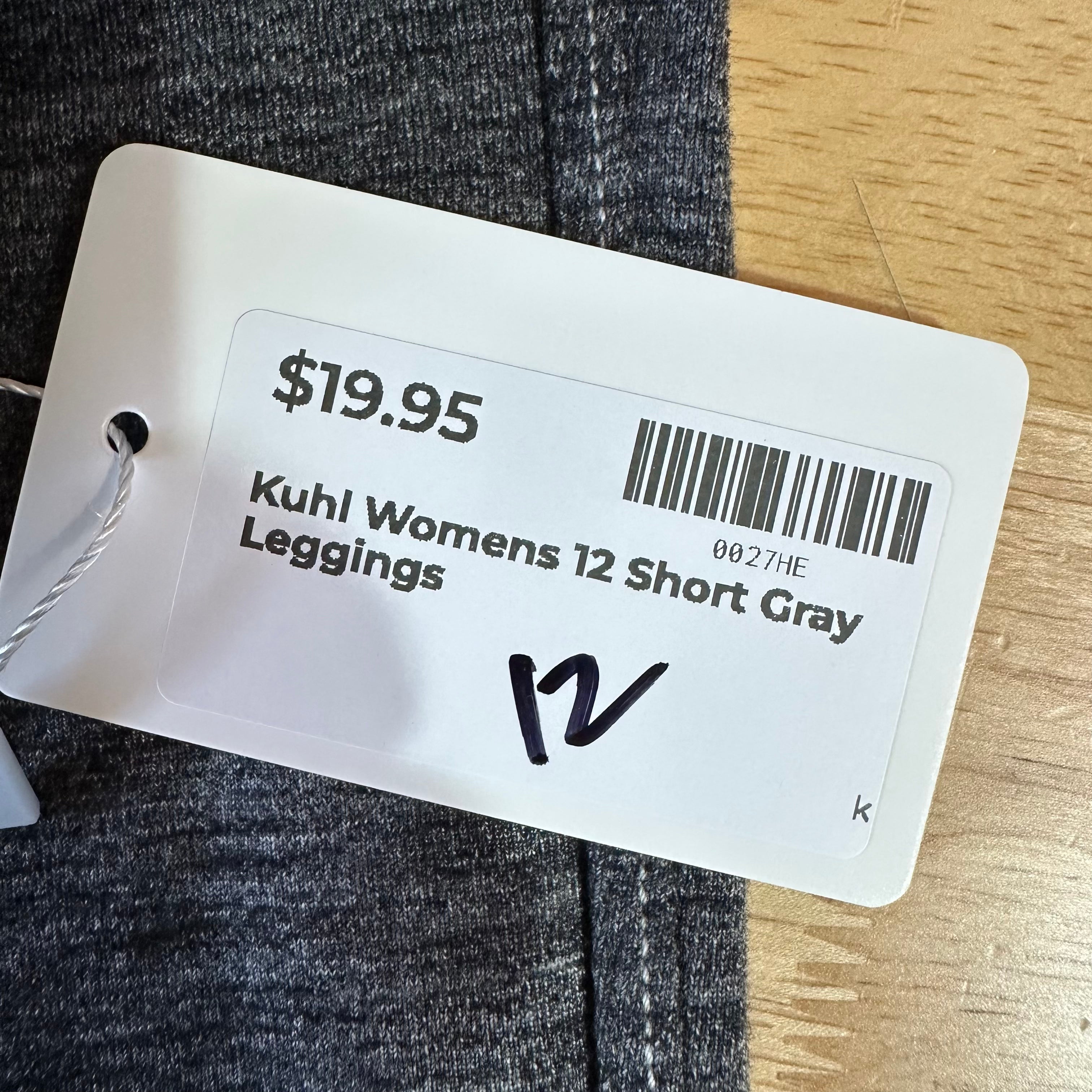 Kuhl Womens 12 Gray Leggings