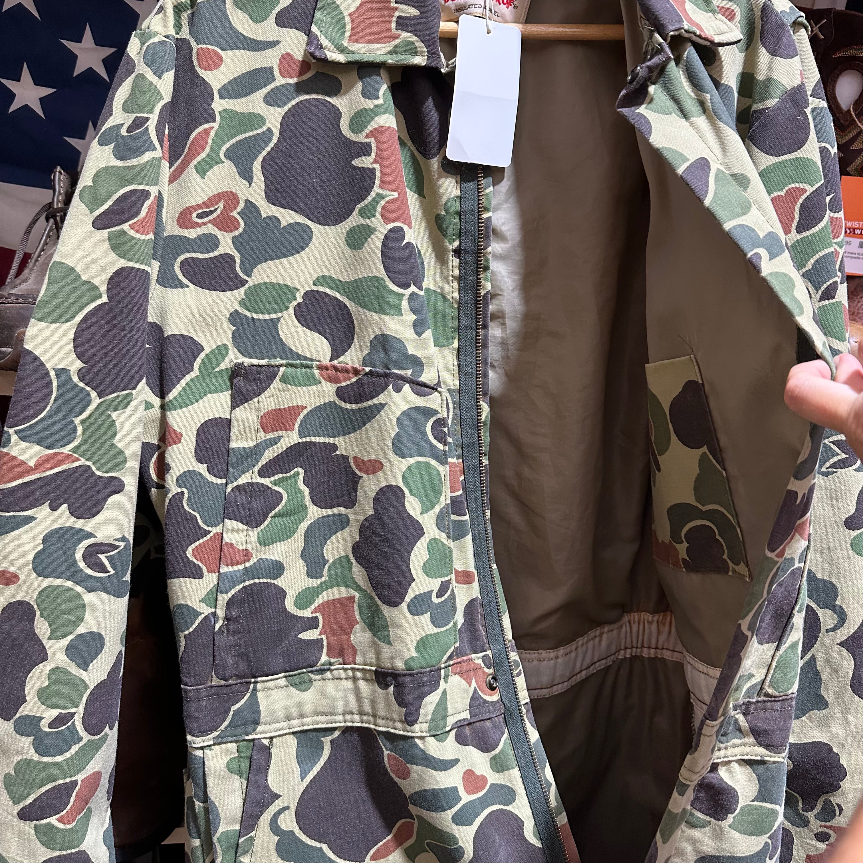 VTG Walls Mens Large Tall Camo Coveralls