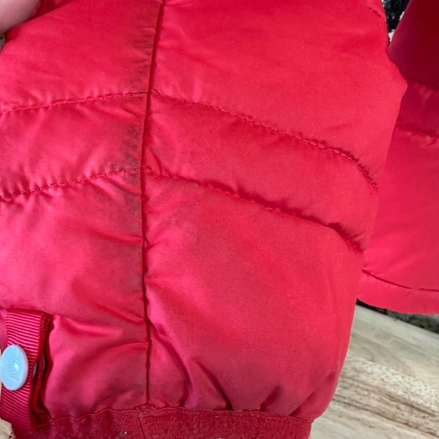 North Face Red Puffer Jacket Mens Small