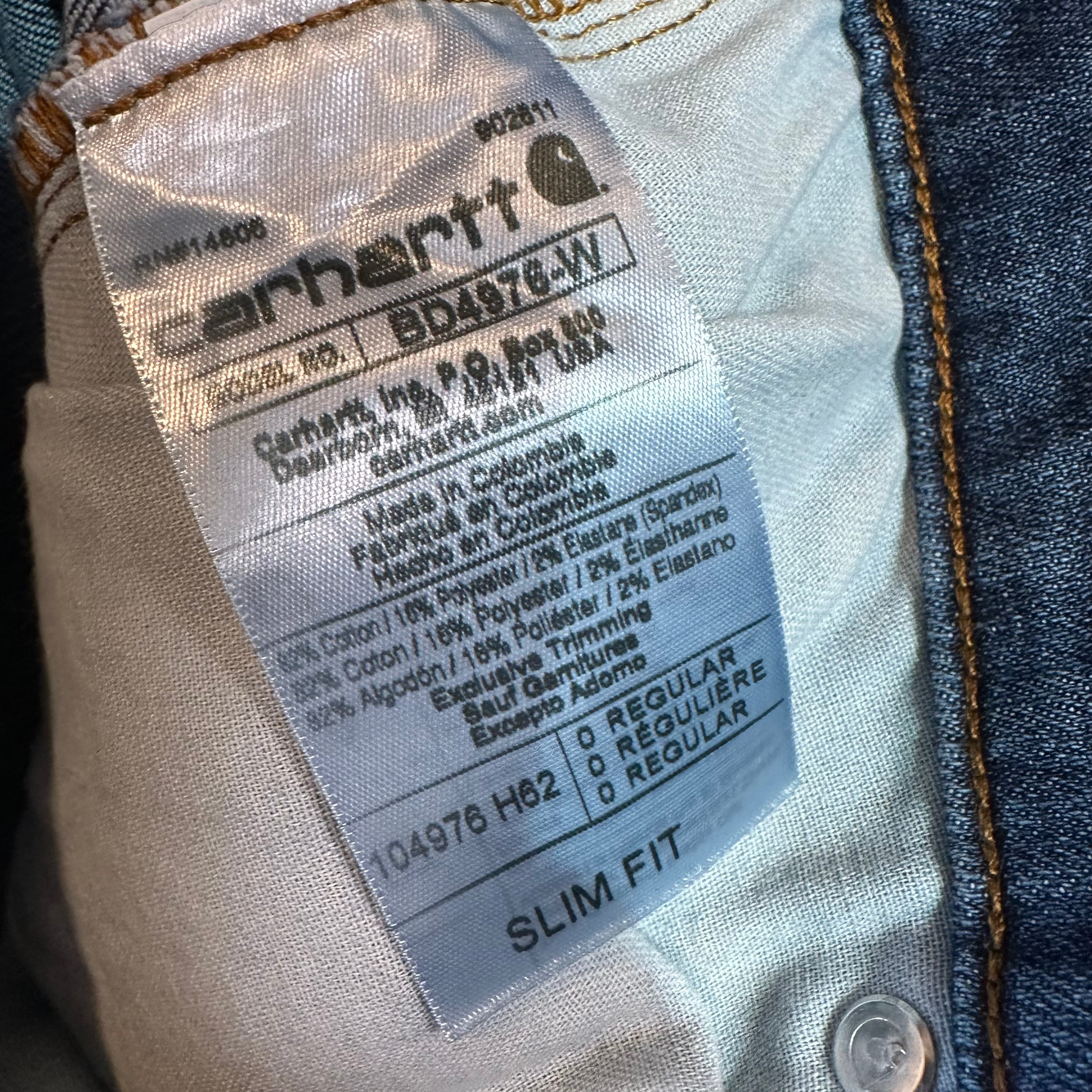 Carhartt Womens 2 Short Jeans NEW