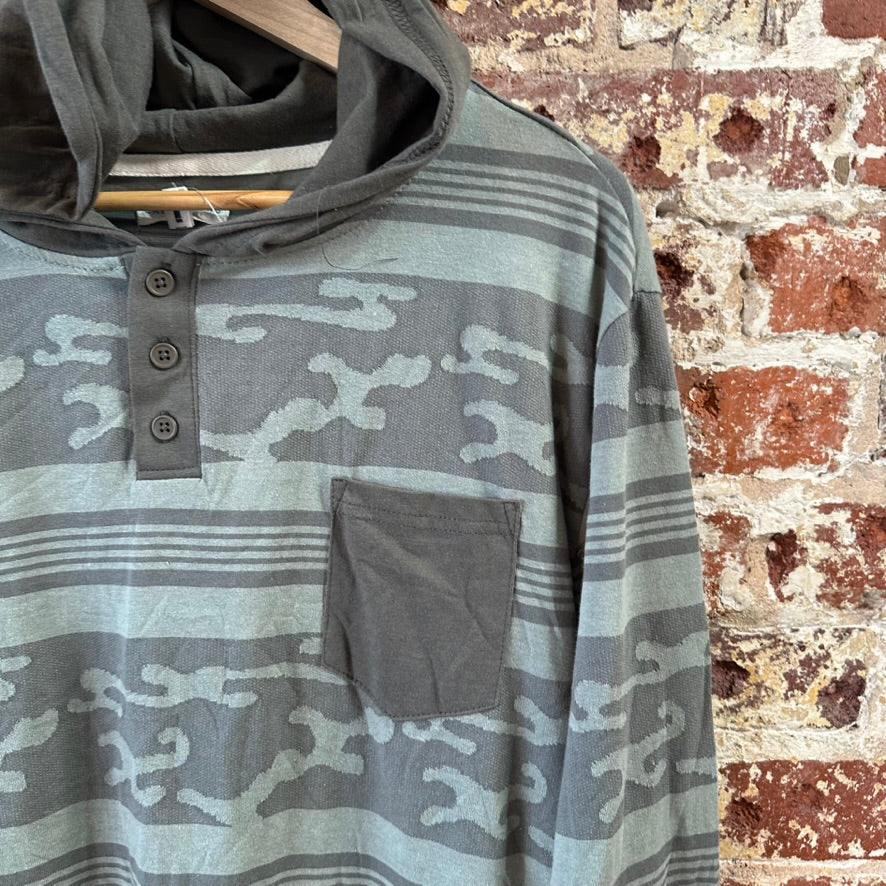 Earthbond Mens XL L/S Camo T-Shirt NEW