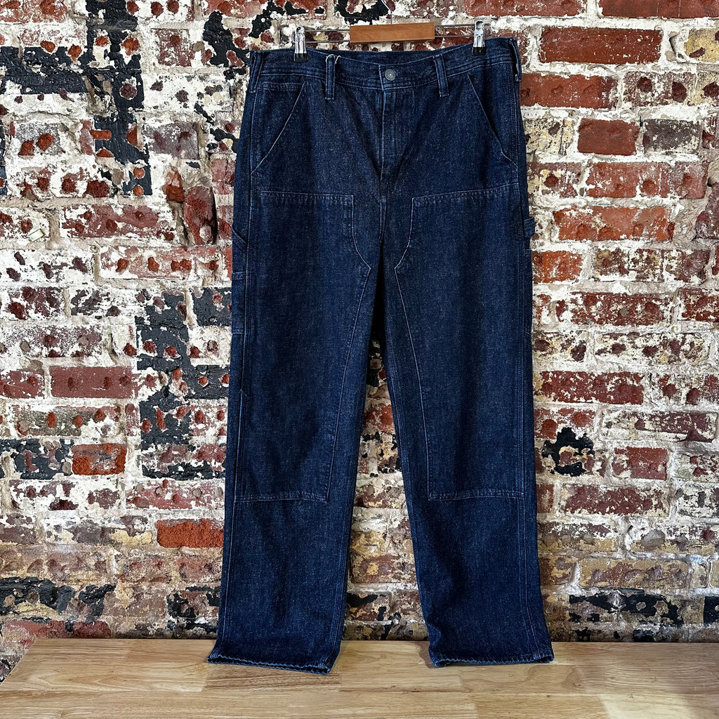 American Eagle Double Knee Jeans Mens 32x34 Dark Blue Denim