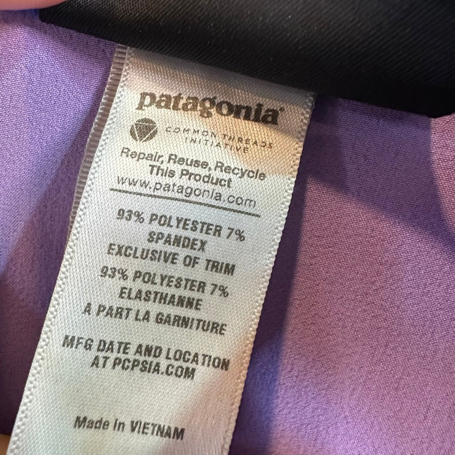 Patagonia Traverse Womens Large Purple Zip Jacket