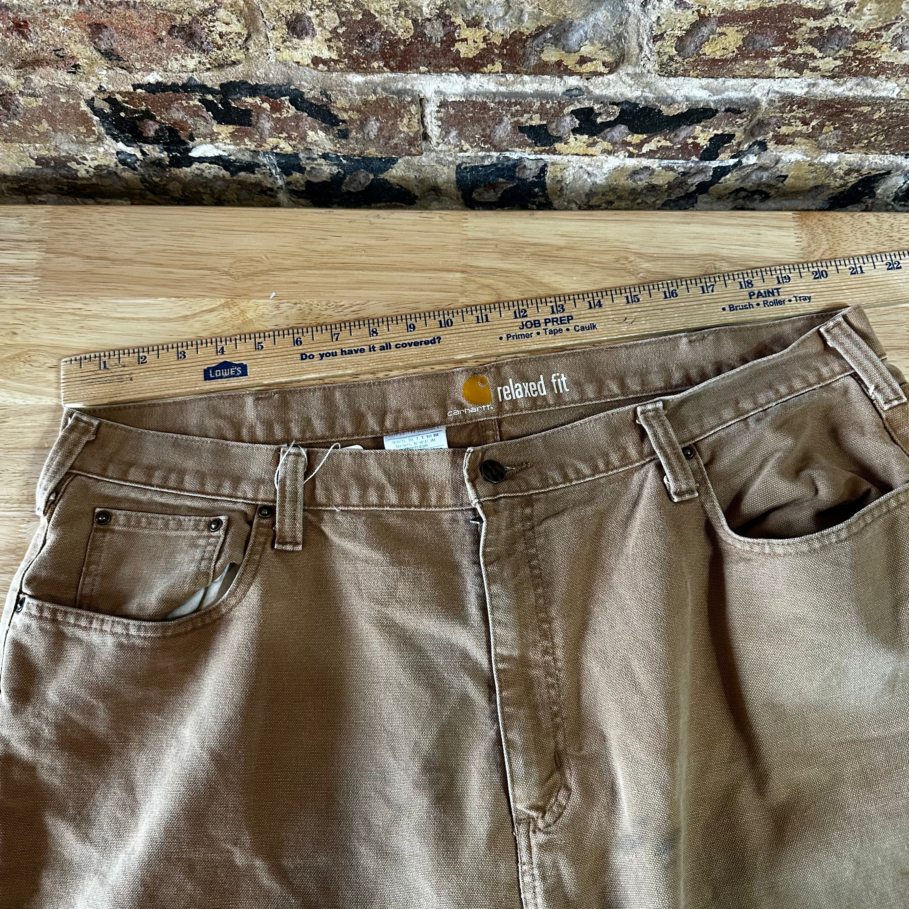 Carhartt 5 Pocket Canvas Pants Men’s 42x30 brown