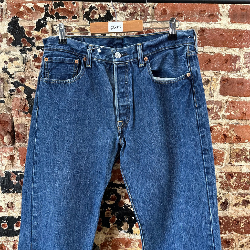 Levi's 501 Mens 33x32 Blue Jeans