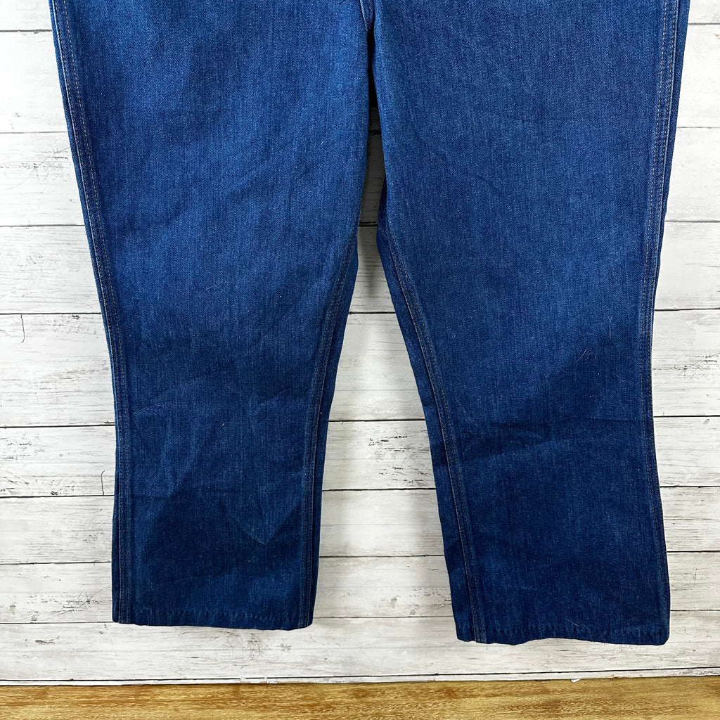 Vintage Wrangler Jeans 38x24.5 Blue western denim *hemmed