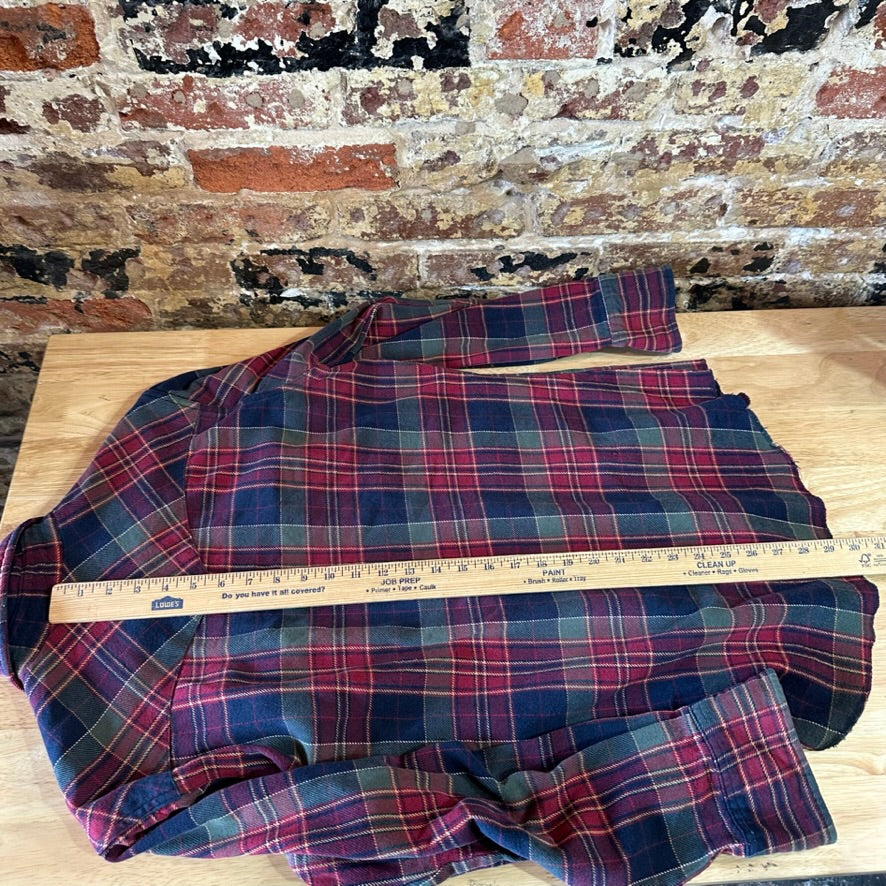 Wrangler Flannel Mens Medium Western Shirt