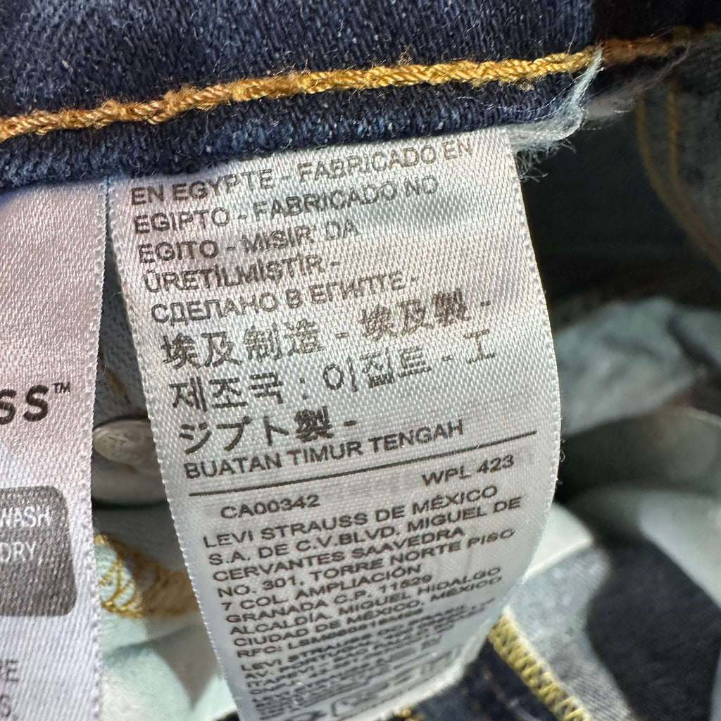 Levis 511 Mens 30x30 Blue Jeans