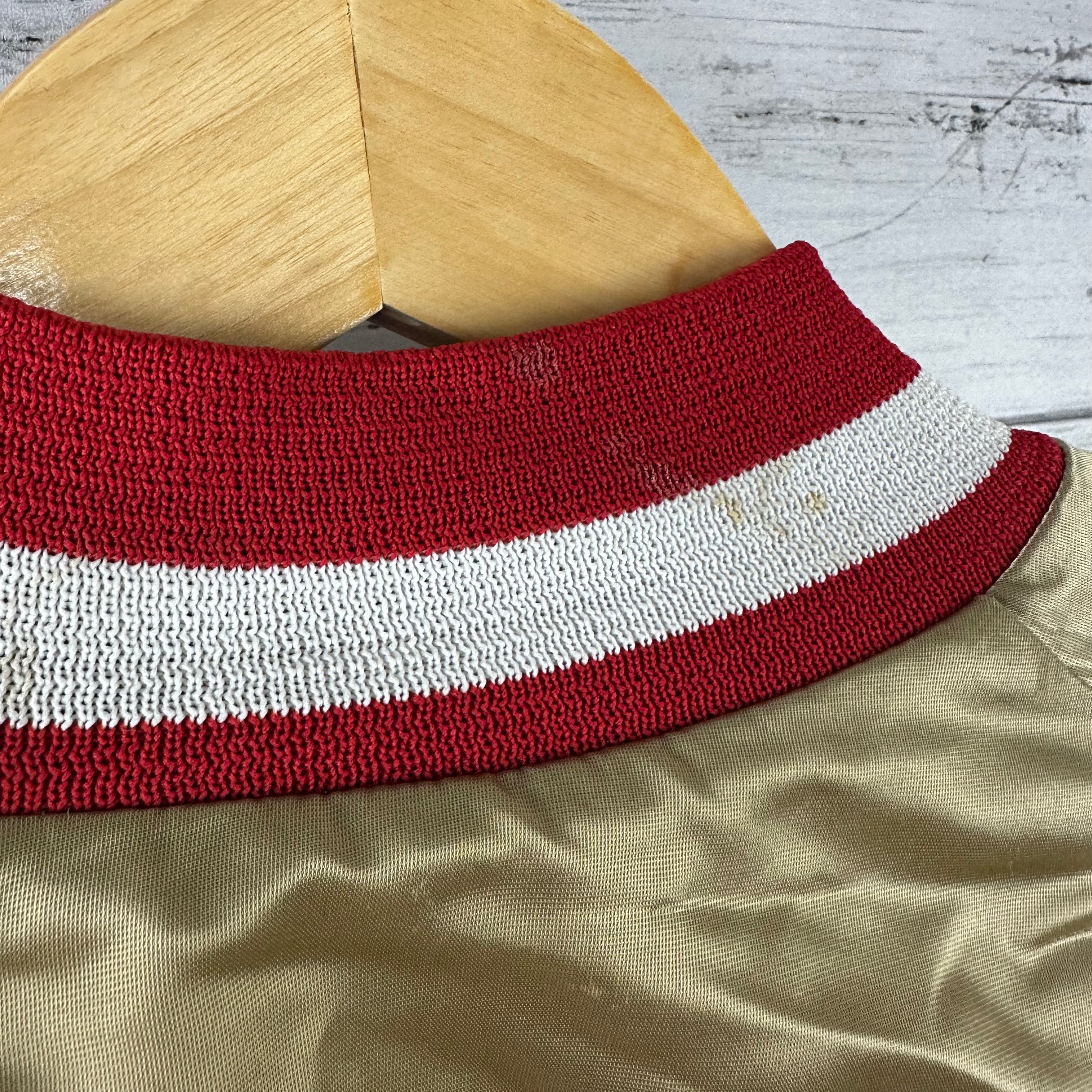 Vintage San Francisco 49ers SF Gold Satin Jacket Locker Line Mens Large