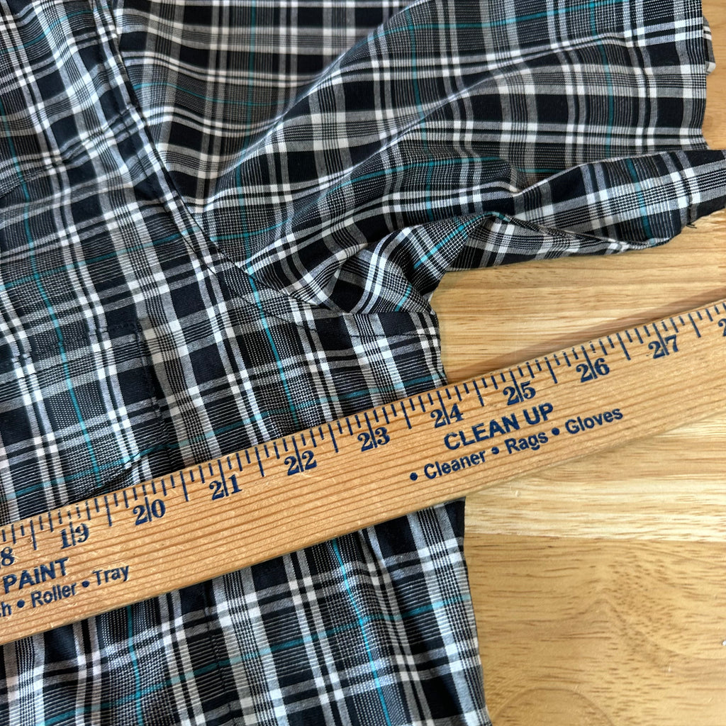Wrangler Men's Large Plaid S/S Western Shirt