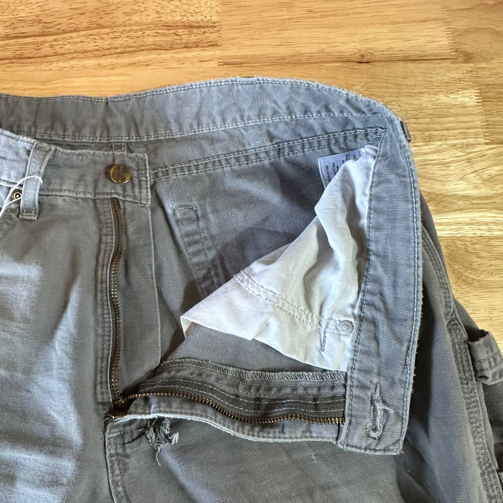 Carhartt Mens 34x34 Gray Pants