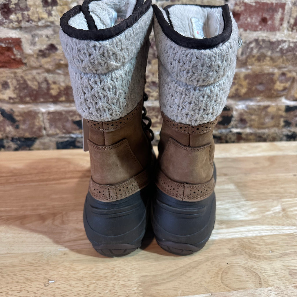 The North Face Shellista II Tall Winter Boots Beige NF00CVX2 Women Size 8