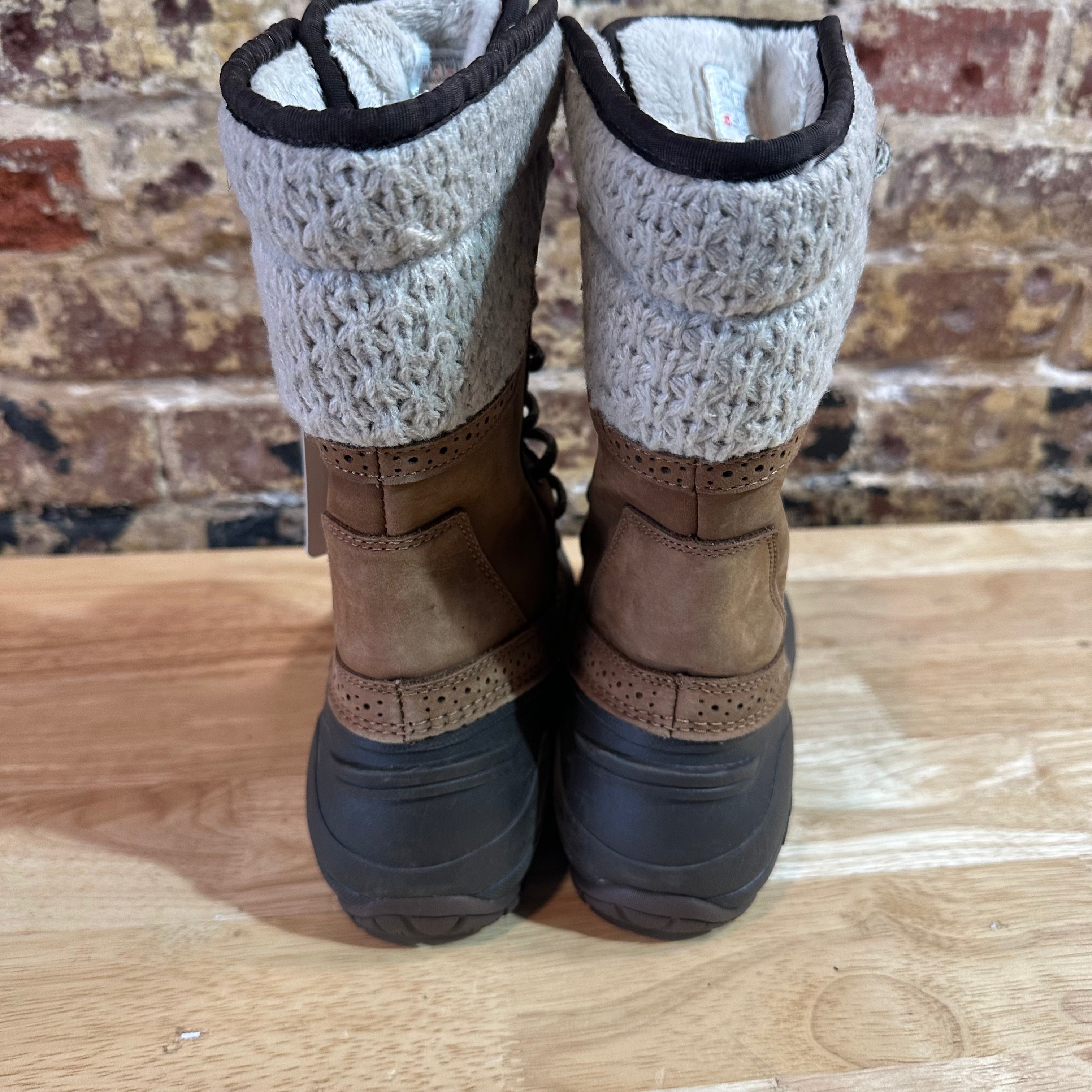 The North Face Shellista II Tall Winter Boots Beige NF00CVX2 Women Size 8