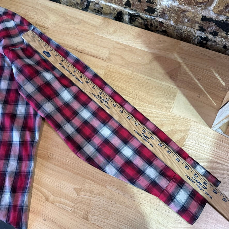 Ely Cattleman Mens 3XL Tall Pearl Snap Western Shirt