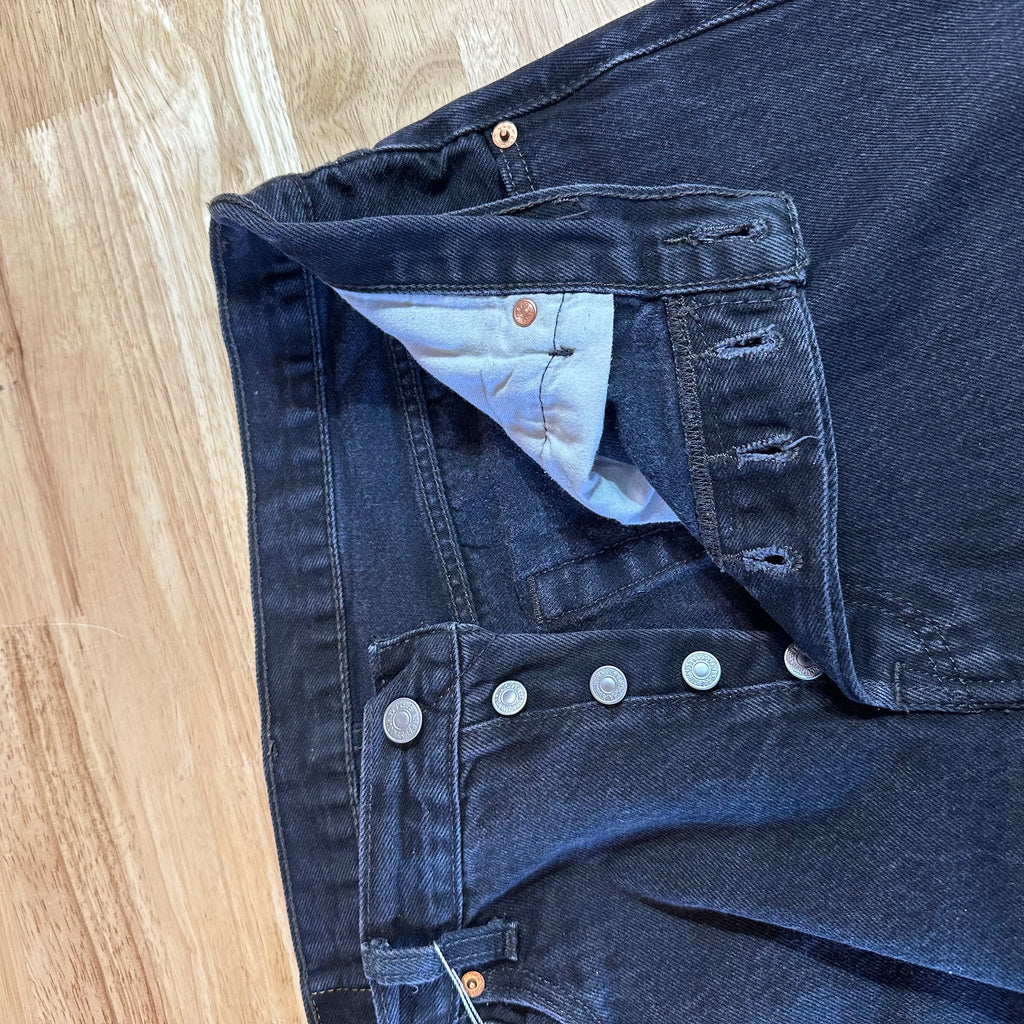 Levi's 501 Mens 34x32 Black Jeans