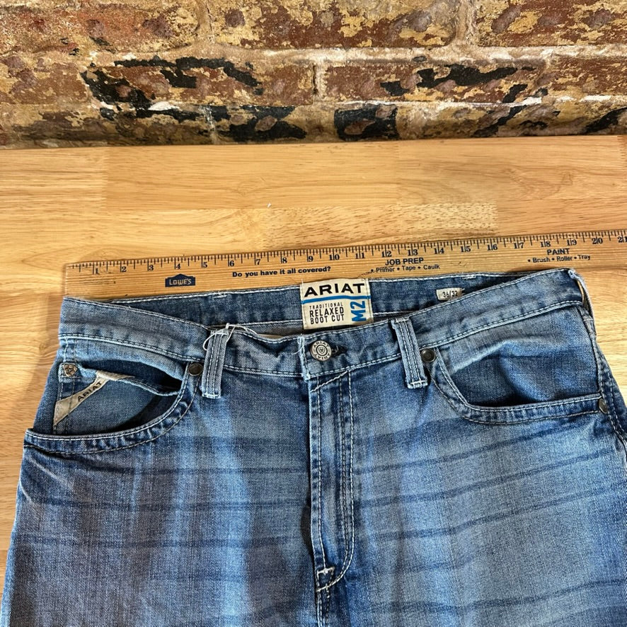 Ariat M2 Mens 36x32 Blue Jeans
