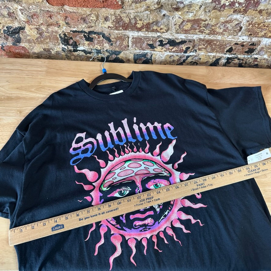 Sublime Men's 2XL S/S Black T-Shirt NEW