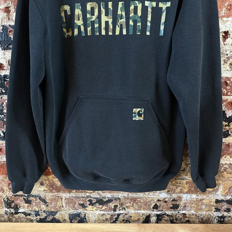 Carhartt Black Camo Men's Small Hoodie