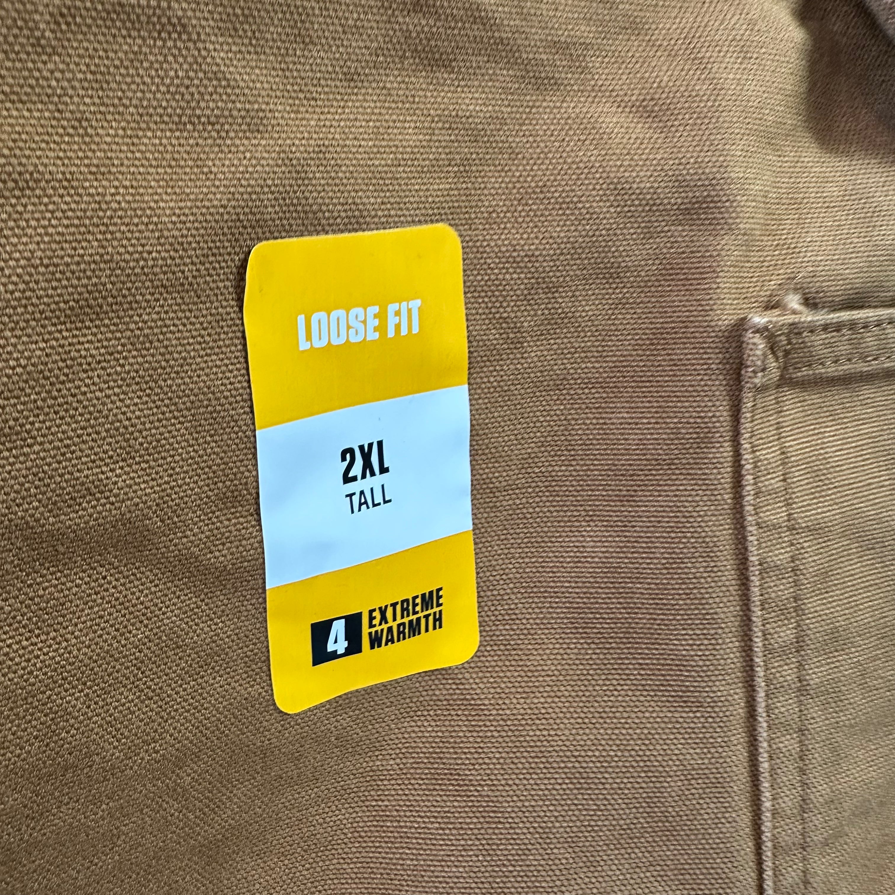 Carhartt Washed Duck Insulated Pant Extreme Warmth Loose Fit Size 2XL Tall NWT