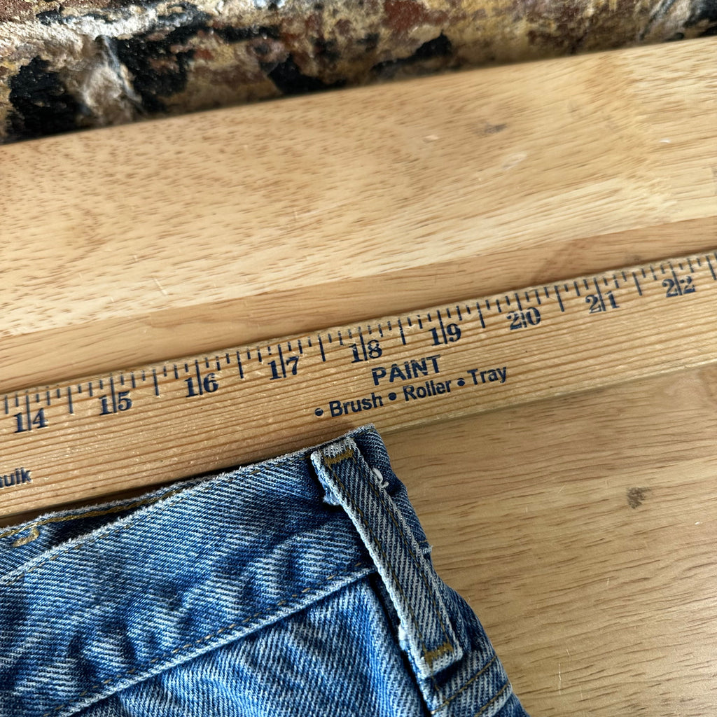 Carhartt Mens 38x28 Blue Jeans
