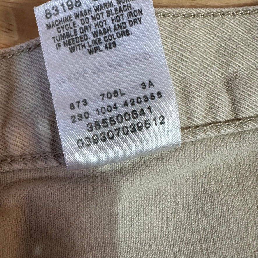 Levi's 550 Tan Shorts Mens 30