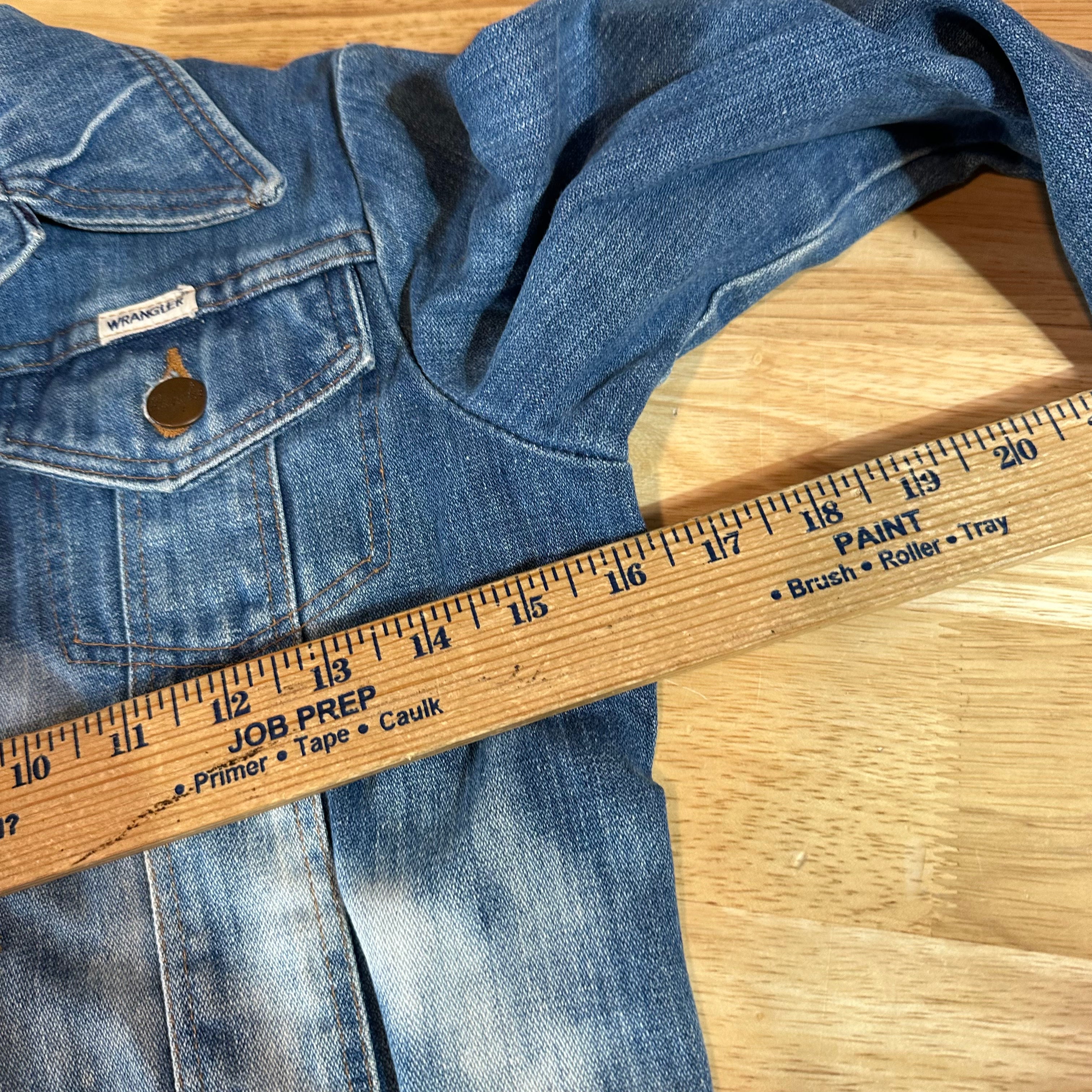 VTG Wrangler Jean Jacket Youth Girls 14