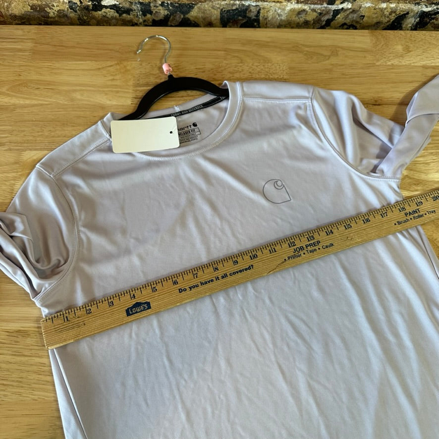 Carhartt Force Sun Defender Long Sleeve T Shirt Women’s Size Small purple