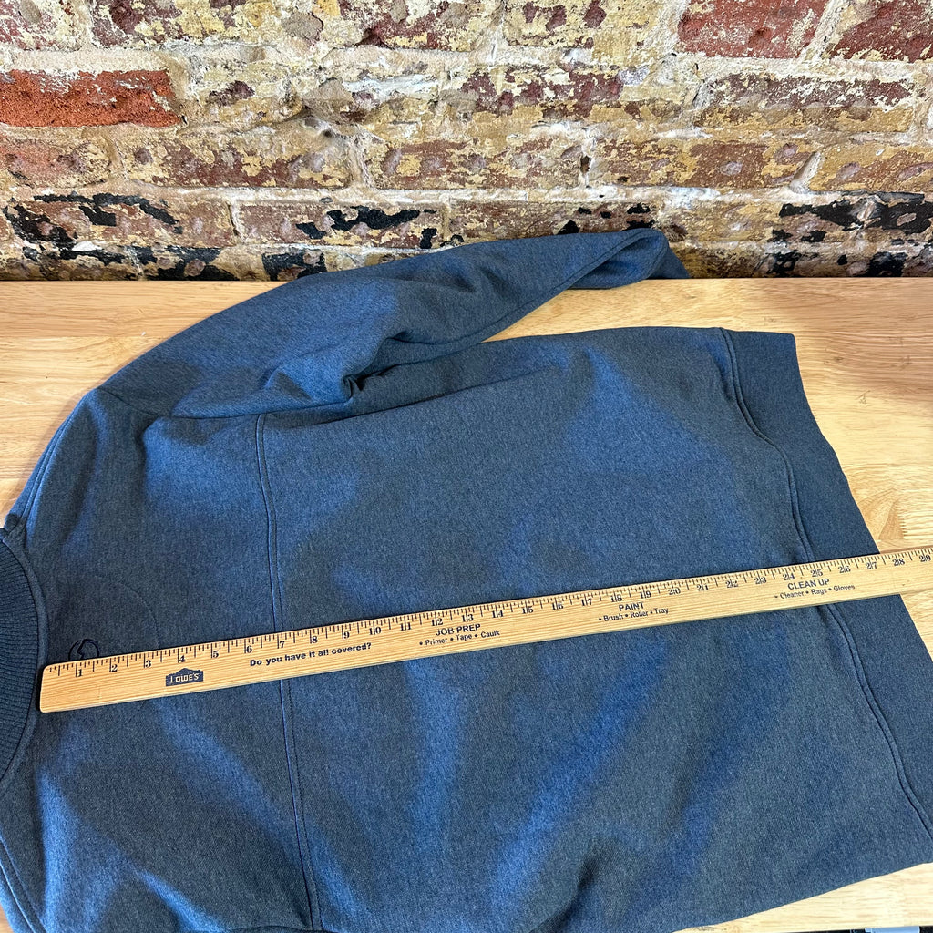 Magellan 1/4 snap Sweatshirt Pullover Blue Campfire Mens Large