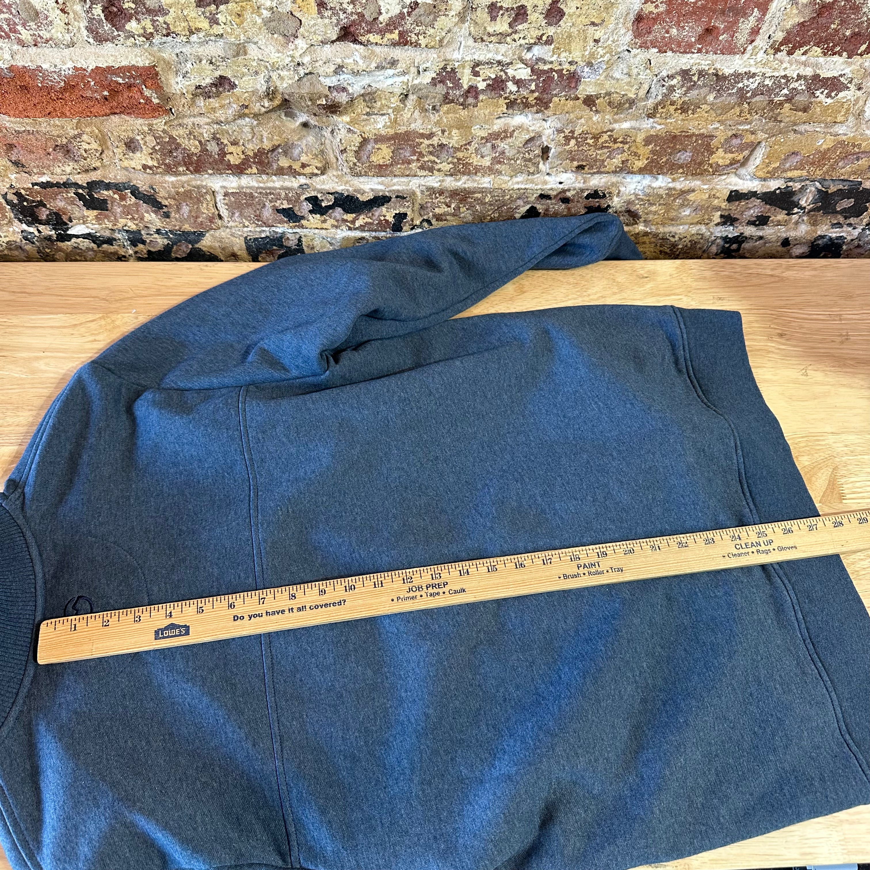 Magellan 1/4 snap Sweatshirt Pullover Blue Campfire Mens Large